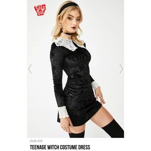 Dollskill Witch Wednesday addam dress
